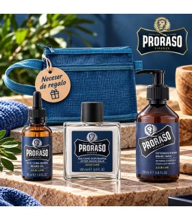Pack Cuidado Barba Azur Lime Proraso Champú, Aceite y Bálsamo - 1