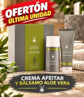 Estuche Afeitado MÜHLE Aloe Vera Crema y Bálsamo - 1