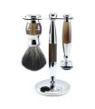 Set de Afeitado 3 Piezas Cuerno y Cromo Edwin Jagger - 1