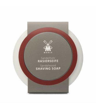 Bol de Afeitar Porcelana con Jabón Sándalo MÜHLE 65g - 1