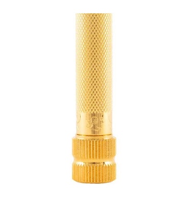 Maquinilla de Afeitar Merkur Chapada en Oro 34G Peine Cerrado - 4