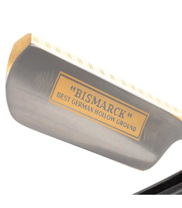 Navaja de Afeitar Dovo Bismarck 6/8" Mango Madera de Ébano - 4