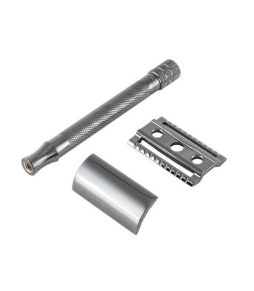 Maquinilla Afeitar Negra 23C Black Merkur Peine Cerrado - 5