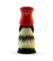 Brocha de Afeitar Pelo Cerda Roja con Soporte Omega