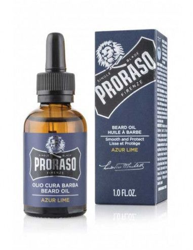 Aceite para la Barba y el Bigote Azur Lime de PRORASO de 30 Ml Proraso - 1