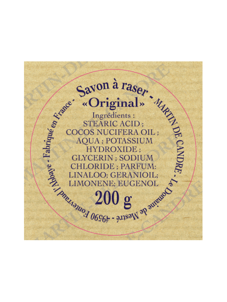 Jabón de Afeitar Original Martin de Candre 200gr