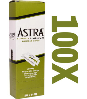 Pack 100 Cuchillas Astra Superior Platinum