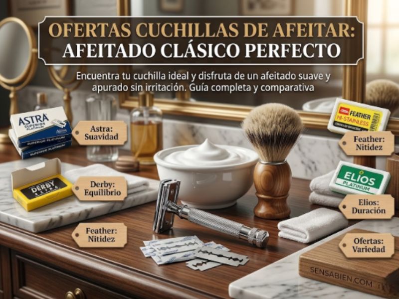 Ofertas cuchillas de afeitar: Afeitado clásico perfecto