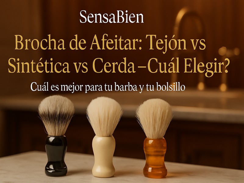 Brocha de Afeitar: Tejón vs Sintética vs Cerda — ¿Cuál Elegir?