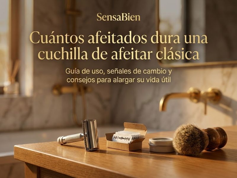 ¿Cuánto dura realmente una cuchilla de afeitar clásica?