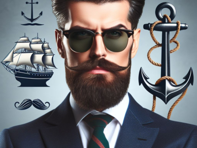 Estilos de Barba Ancla para Rostros Definidos